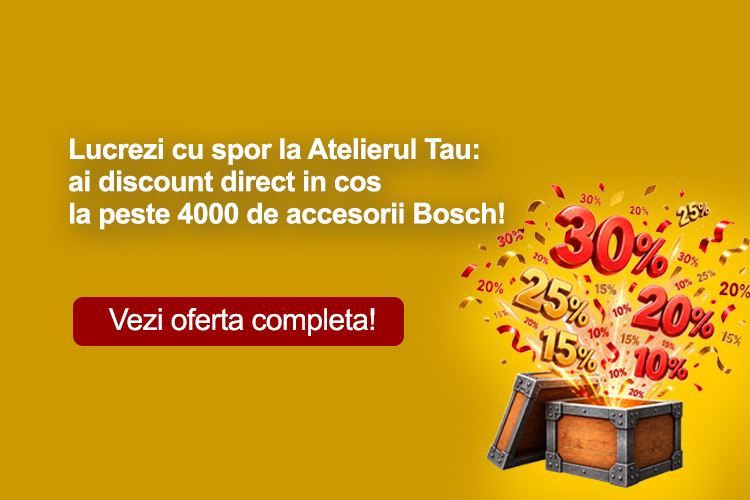 Campanie Discount in cos accesorii Bosch